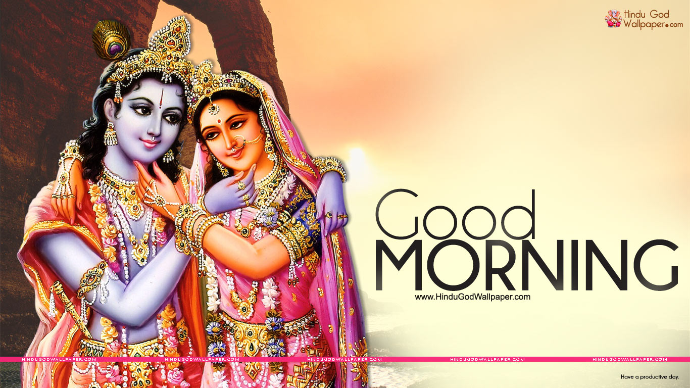 Good Morning Radha Krishna Images And Photo With Quotes Free Download